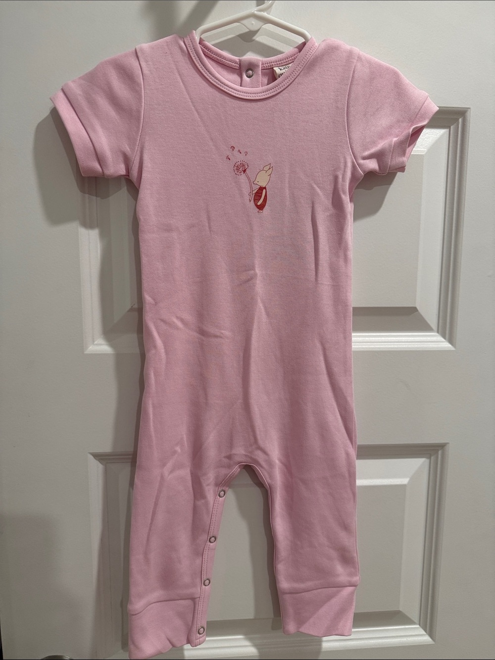 Kate Quinn Short Sleeve Sport Jumpsuit- Piglet